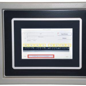 7" touch screen control panel on the Compact 4 High Performance Programmable Tenoner