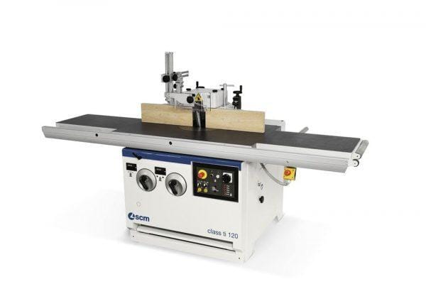 Front shot of the SCM Model Ti120-LL Class Tilting Spindle Moulder