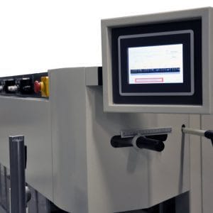 7" touch screen control panel on the Compact 3 High Performance Programmable Tenoner