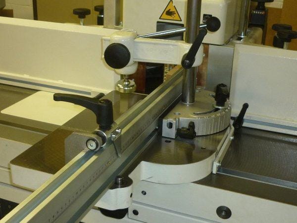 Component of the SCM Model TF130-PS Class Spindle Moulder with Integrated Sliding Table