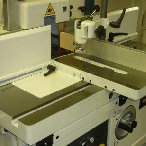 Component of the SCM Model TF130-PS Class Spindle Moulder with Integrated Sliding Table