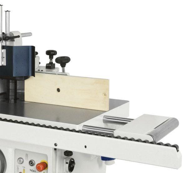Sliding table on the Minimax T55 W Elite S Spindle Moulder with Sliding Table